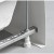 Polysan DEEP brodzik prysznicowy ze stelażem 160x75x26cm biały 72387