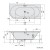 Polysan Viva R wanna z hydromasażem 185x80x47cm Attraction Hydro-Air chrom 72129.4010