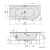 Polysan Viva L wanna z hydromasażem 175x80x47cm Highline Hydro chrom 70119.5010