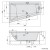 Polysan Triangl L wanna z hydromasażem 180x120x50cm Active Hydro chrom 19611.1010