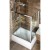 Polysan DEEP brodzik prysznicowy głęboki 110x75x26cm biały 72883