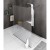 Polysan MODULAR SHOWER jednoczęściowa ścianka WALK-IN 1200mm MS4-120