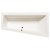 Polysan ANDRA R wanna asymetryczna 180x90x45cm ivory 78771.40