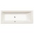 Polysan CLEO wanna prostokątna 170x70x48cm ivory 74611.40
