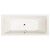Polysan KRYSTA wanna prostokątna 180x80x39cm ivory 71710.40