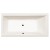 Polysan CLEO wanna prostokątna 150x75x48cm ivory 27611.40