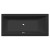 Polysan CLEO wanna prostokątna 160x75x48cm czarny mat 93611.21
