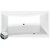 Polysan QUEST SLIM wanna prostokątna 180x100x49cm biała 78511S