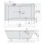Polysan QUEST SLIM wanna prostokątna 180x100x49cm biała 78511S