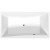 Polysan QUEST SLIM wanna prostokątna 180x100x49cm biała 78511S