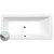 Polysan CLEO SLIM wanna prostokątna 150x75x48cm biała 27611S