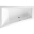 Polysan TRIANGL L SLIM wanna asymetryczna 180x120x50cm biała 19611S