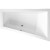 Polysan TRIANGL R SLIM wanna asymetryczna 180x120x50cm biała 20611S