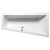 Polysan ANDRA R SLIM wanna asymetryczna 180x90x45cm biała 78771S