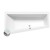Polysan ANDRA L SLIM wanna asymetryczna 170x90x45cm biała 81111S