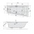 Polysan ANDRA R SLIM wanna asymetryczna 170x90x45cm biała 81511S