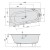 Polysan ASTRA WL SLIM wanna asymetryczna 165x90x48cm biała 30611S