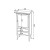 Sapho RETRO szafka 60x120x38cm buk prawa 1699