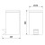 Aqualine SIMPLE LINE kosz na śmieci 3l stal nierdzewna polerowana 27103