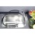 Aqualine KASIOPEA bateria kuchenna z wysuwanym prysznicem chrom 1107-70