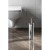 Aqualine SIMPLE LINE szczotka WC walec stal nierdzewna polerowana 04065F