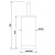 Aqualine SIMPLE LINE szczotka WCstal nierdzewna szczotkowana GA1210