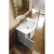 Aqualine ZERO umywalka meblowa 55x43.5cm biała 6055