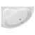Aqualine ORAVA wanna 150x9038cm bez nóżek lewa biały G1590