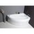 Aqualine ORAVA wanna 150x9038cm bez nóżek prawa biały G1591