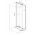 Aqualine AMICO drzwi prysznicowe zawiasowe 1040-1220x1850mm szkło czyste G100