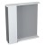 Sapho PULSE szafka z lustrem oświetlenie LED 75x80x17cm lewa biała/antracyt PU077-3034