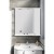 Sapho PULSE szafka z lustrem oświetlenie LED 75x80x17cm prawa biała/antracyt PU078-3034