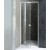 Aqualine AMICO drzwi prysznicowe zawiasowe 740-820x1850mm szkło czyste G70