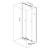 Aqualine AMICO drzwi prysznicowe zawiasowe 740-820x1850mm szkło czyste G70