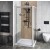 Aqualine AMICO drzwi prysznicowe zawiasowe 740-820x1850mm szkło czyste G70