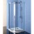 Polysan EASY LINE kabina prysznicowa półokrągła 800x800mm L/R szkło czyste EL2515