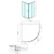 Polysan EASY LINE kabina prysznicowa półokrągła 800x800mm L/R szkło czyste EL2515