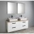 Aqualine VEGA szafka umywalkowa 72x57.6x43.6cm 2 szuflady biała VG073