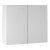 Aqualine VEGA szafka z lustrem 80x70x18cm biała VG080