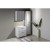 Aqualine VEGA szafka z lustrem 80x70x18cm biała VG080
