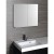 Aqualine VEGA szafka z lustrem 80x70x18cm biała VG080