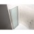 Aqualine WILA parawan wannowy 900x1400 mm składany chrom szkło czyste AQ5742