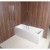 Aqualine VILMA parawan wannowy 60x140cm chrom szkło czyste AQ6014