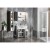Aqualine KERAMIA FRESH szafka umywalkowa 74.5x74x347cm biała 50082A