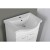 Aqualine KERAMIA FRESH szafka umywalkowa 1 szuflada 60.6x74x34cm biała 50064A