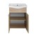 Aqualine KERAMIA FRESH szafka umywalkowa 511x74x34cm dąb platin 50058