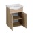 Aqualine KERAMIA FRESH szafka umywalkowa 511x74x34cm dąb platin 50058