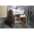 Aqualine KERAMIA FRESH szafka umywalkowa 1 szuflada 60.6x74x34cm dąb platin 50066