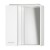 Aqualine ZOJA/KERAMIA FRESH szafka z lustremm i oświetleniem LED 60x60x14cm lewa biały 45021