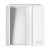 Aqualine ZOJA/KERAMIA FRESH szafka z lustrem i oświetleniem LED 60x60x14cm prawa biały 45022
